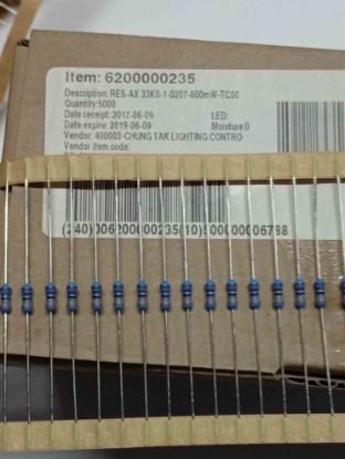 Picture of 33K  0207 RESISTOR