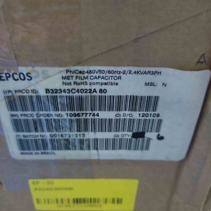Picture of B32343C4022A80 480V 2.4Kvar CAPACITOR