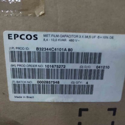 Picture of B32344C4101A80 KVAR . CAPACITOR