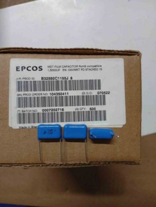 Picture of B32592C1155J8 1.5UF 100V CAPACITOR