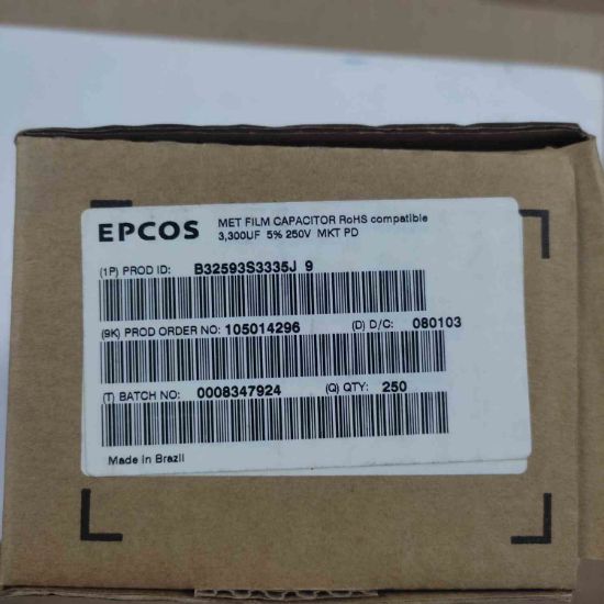 Picture of B32593S3335J9 3.3UF 250V 22,5mm CAPACITOR
