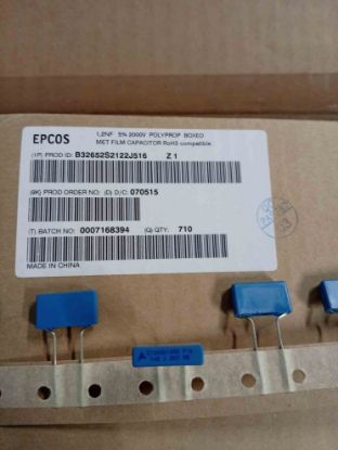 Picture of B32652S2122J516 1200PF 2000V CAPACITOR