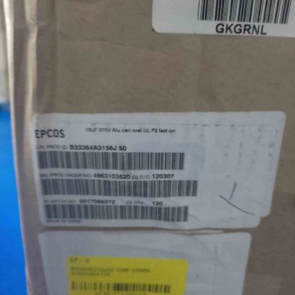 Picture of B33364A3156J50 15MF 370VAC CAPACITOR