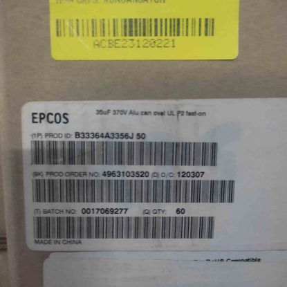 Picture of B33364A3356J50 35MF 370VAC MOTOR RUN CAPS. CAPACITOR