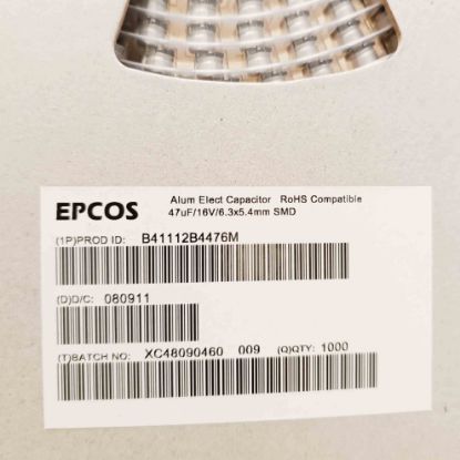Picture of B41112B4476M 47UF 16V CAPACITOR
