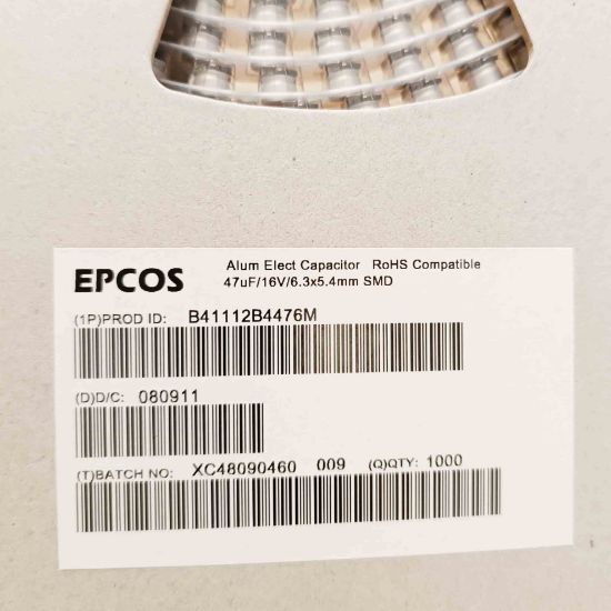 Picture of B41112B4476M 47UF 16V CAPACITOR
