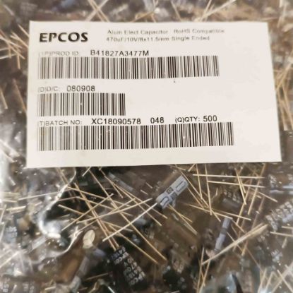 Picture of B41827A3477M 470UF 10V CAPACITOR