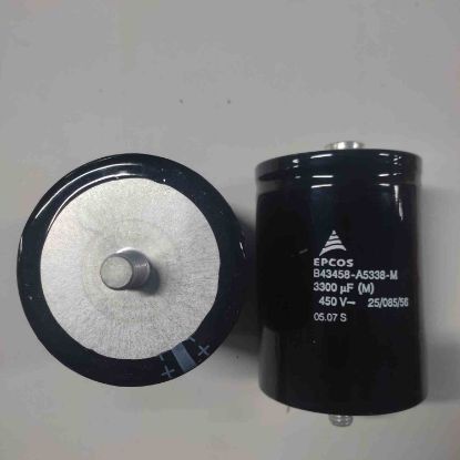 Picture of B43458A5338M 3300UF 450V  77x106mm CAPACITOR