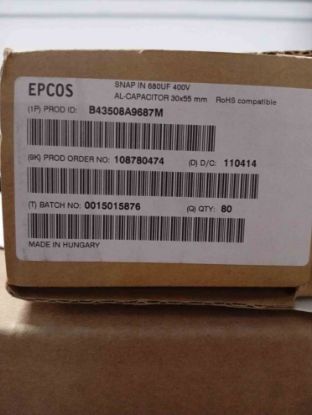 Picture of B43508A9687M 680UF 400V CAPACITOR