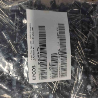 Picture of B43827F2475M 4.7UF 250V CAPACITOR