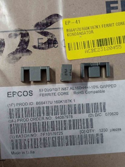 Picture of B66417U160K187K1 FERRIT CORE 