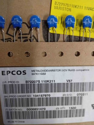 Picture of B72207S110K211 11VAC 7mm