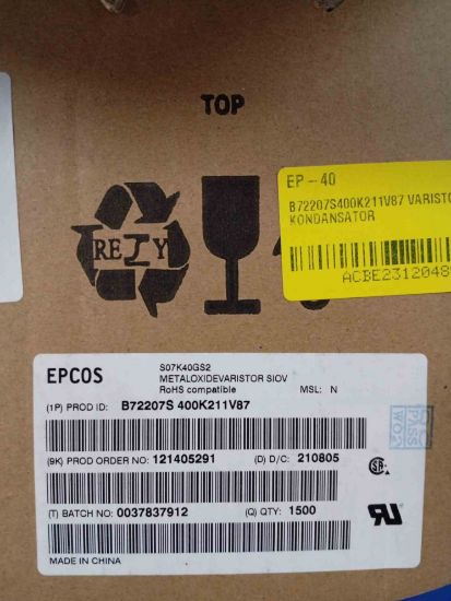 Picture of B72207S400K211V87 VDR