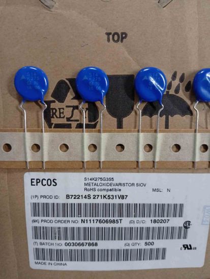 Picture of B72214S271K531V87 VARISTOR CAPACITOR