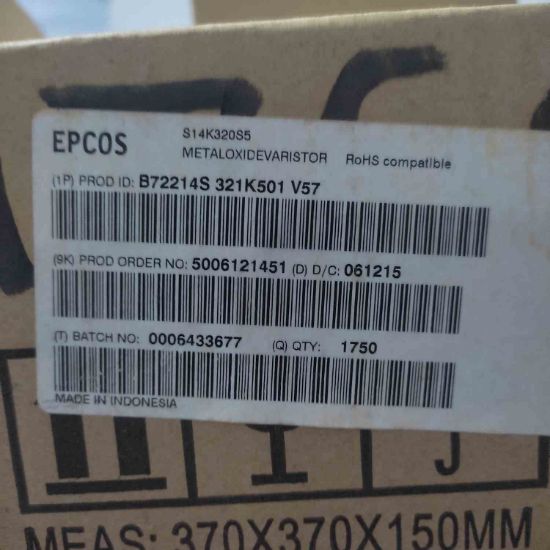 Picture of B72214S321K501V57 VARISTOR 