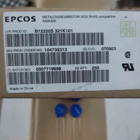 Picture of B72220S321K101 VARISTOR 