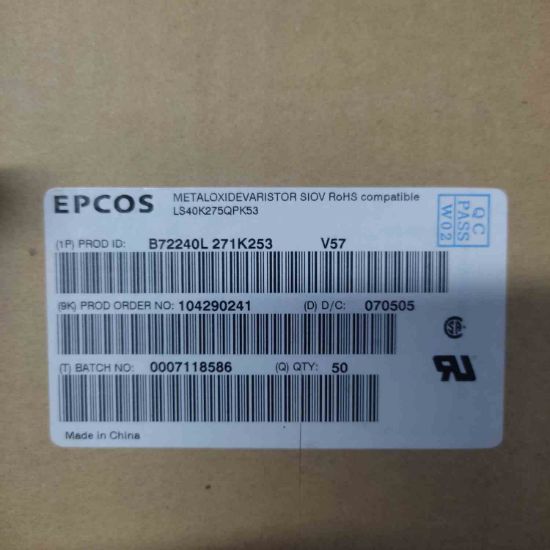 Picture of B72240L271K253V57 VARISTOR 