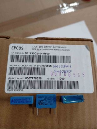 Picture of B81130C1104M600  0.1UF 275VAC CAPACITOR