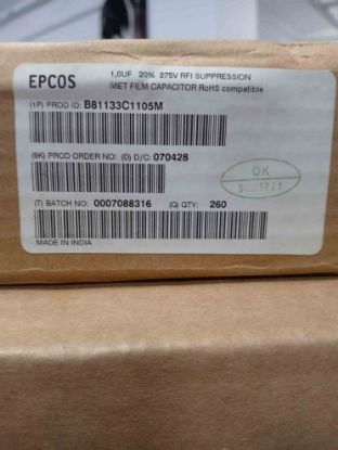 Picture of B81133C1105M1 1uF 275Vac  CAPACITOR