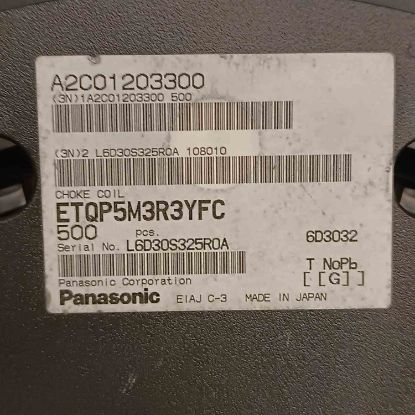 Picture of ETQP5M3R3YFC 3.3UH 5.1A INDUCTOR