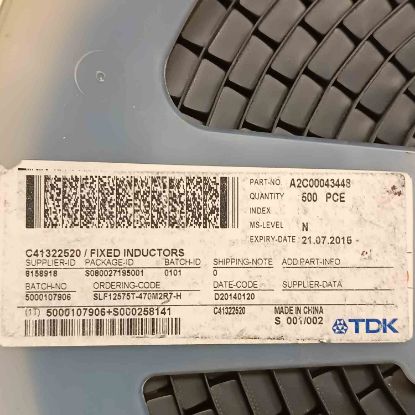 Picture of SLF12575T-470M2R7-H 47UH 2.7A 12.5x12.5x7.5 INDUCTOR