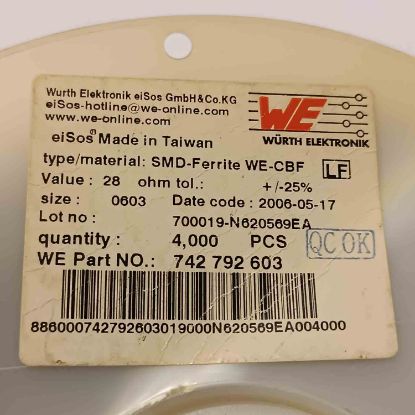 Picture of 742792603 100MHz 4A 603 INDUCTOR