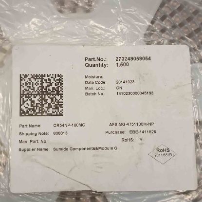 Picture of CR54NP-100MC 10UH 1,44A 6,1x5,6x4,85 mm INDUCTOR