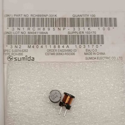 Picture of RCH895NP-331K 330UH 0,39A 8.3x8.3x9.5 INDUCTOR