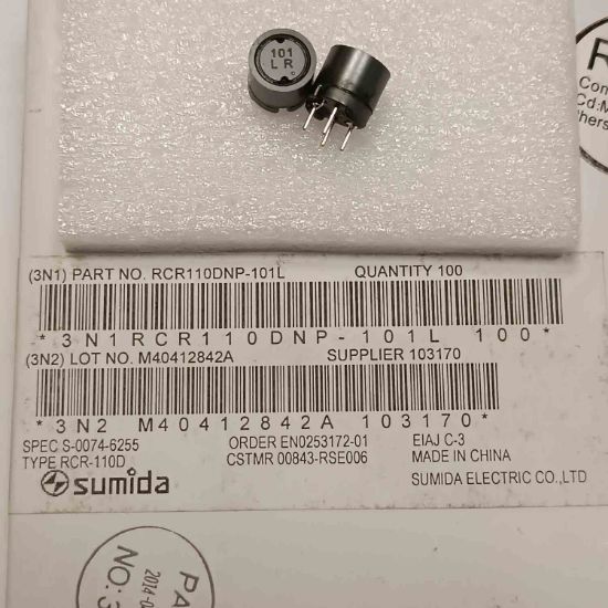 Picture of RCR110DNP-101L 100uH 1,08A INDUCTOR