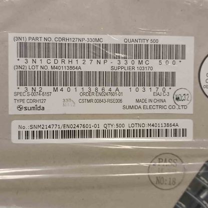 Picture of CDRH127NP-330MC 33UH 3A 12.3x12.3x8 INDUCTOR