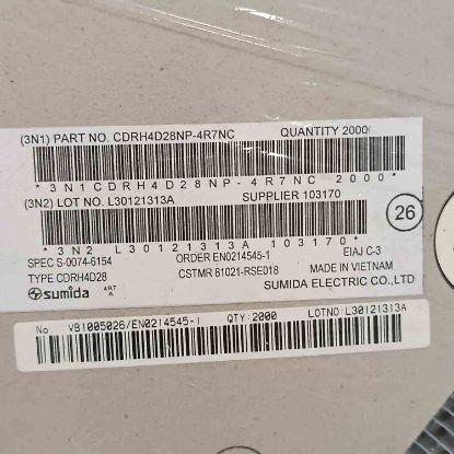 Picture of CDRH4D28NP 4,7UH 1,32A 4,7x4,7x3 INDUCTOR