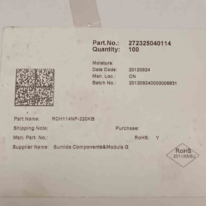 Picture of RCH114NP-220KB 22UH 3.3A INDUCTOR