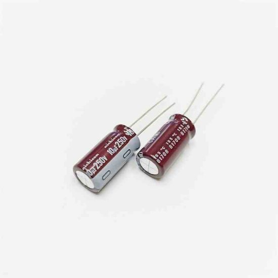 Picture of 10MF 250V 10x20 105 CAPACITOR
