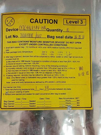 Picture of CY7C43683AV-15AL