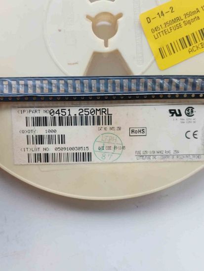 Picture of 0451.250MRL 250mA 125V smd FUSE