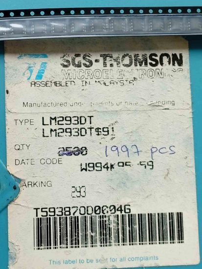 Picture of LM293DT IC