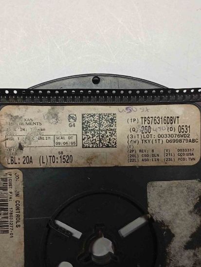 Picture of TPS76316DBVT IC
