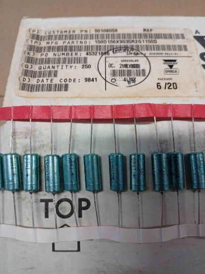 Picture of 150D156X9035R2G1150D 15UF 35V AXIYEL  CAPACITOR