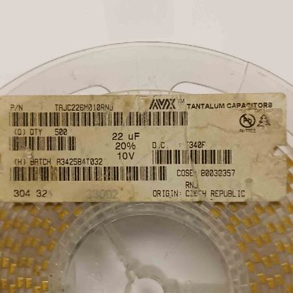 Picture of TAJC226M010RNJ 22UF 10V  CAPACITOR