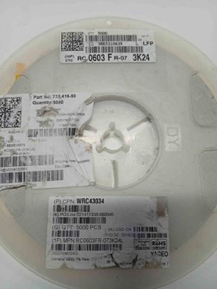 Picture of RC0603FR-073K24 3K24 603 RESISTOR