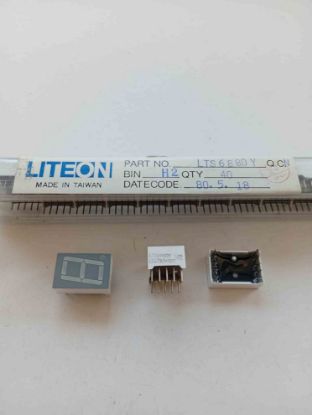 Picture of LTS6880X  Displays Segmented Module 1DIGIT 8LED Yellow 