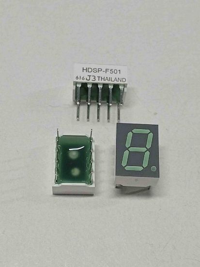 Picture of HDSP-F501  Green 571nm 0.4in 7 Segment 