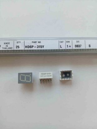 Picture of HDSP-315Y 7 SEGMENT 10mm DISPLAY
