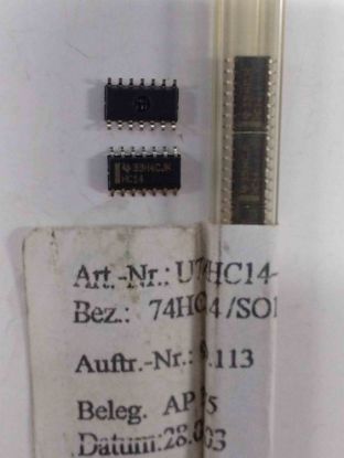 Picture of 74HC14 IC SMD
