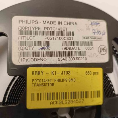 Picture of PDTC143ET TRANSISTOR