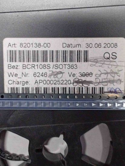 Picture of BCR108E6327 TRANSISTOR