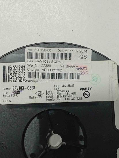 Picture of BAV103,GS08 SOD80 DIODE