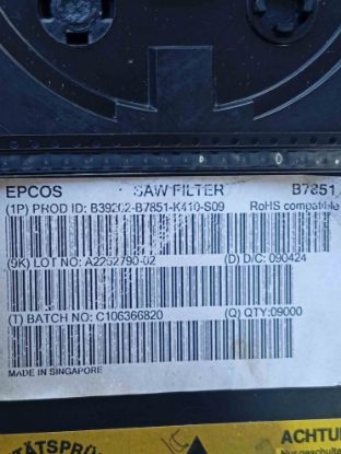 Picture of B39202-B7851-K410-S09 SAW FİLİTRE