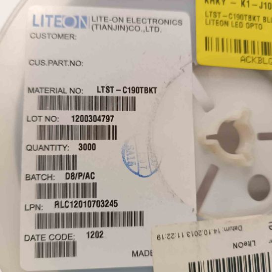 Picture of LTST-C190TBKT BLUE 603 470nm OPTO