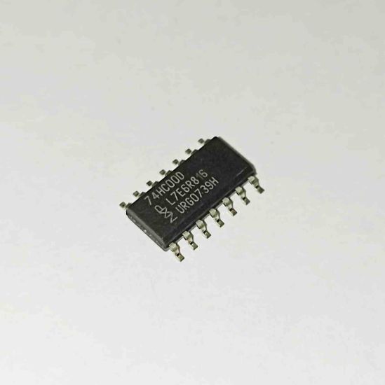 Picture of 74HC00D smd IC
